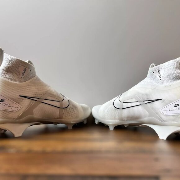 Men’s Nike Alpha Menace Elite 3 Football Cleats Sz 8 Platinum White CT66… - Picture 3 of 12